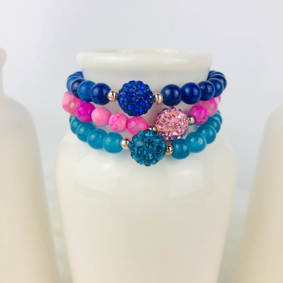 Ashley Jane Milan Other - Kids Children Druzy Beaded Bracelet-843/44/45